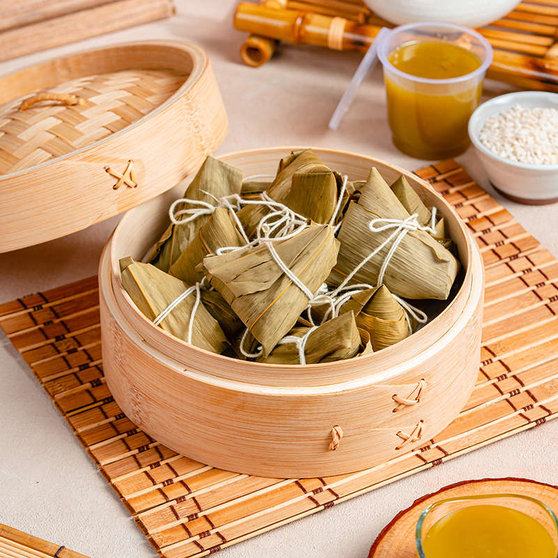 Käsintehty kudottu Bamboo Steamer Pot